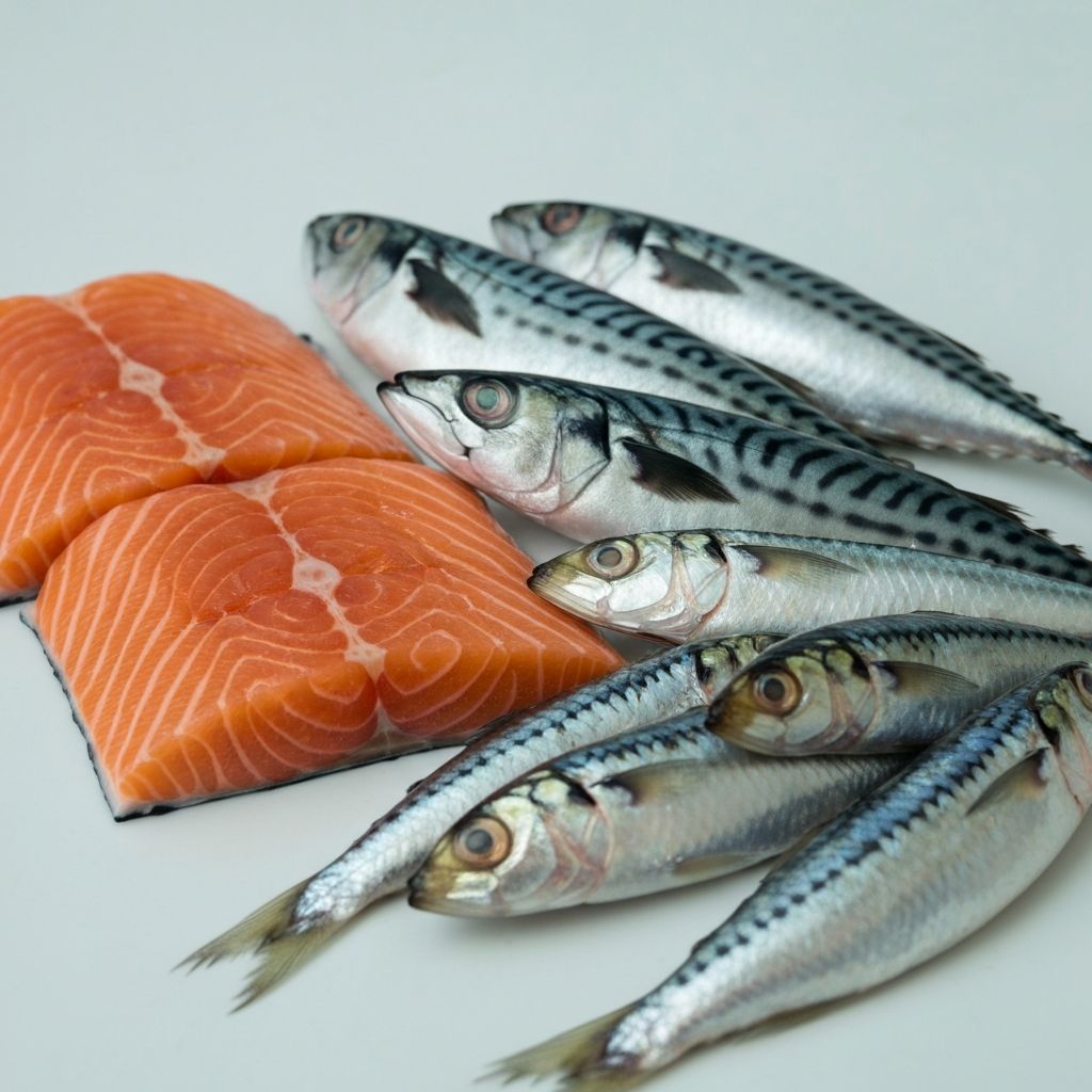 Tłuste ryby morskie - łosoś, makrela